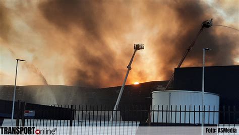 Transport Online Grote Brand Op Industrieterrein Zwolle Zorgt Voor