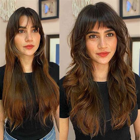 Long Shaggy Hairstyles With Bangs