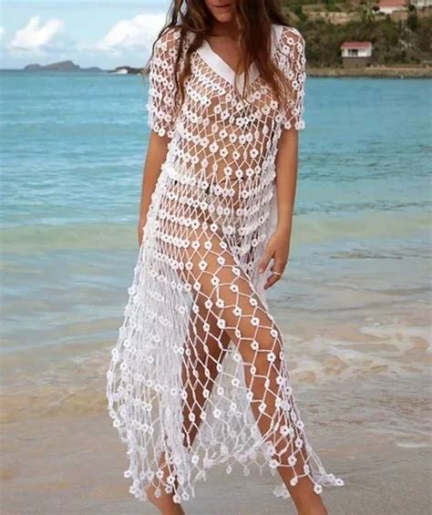 Boho Bikini Cover Up Dress Bell Sleeve Crochet Tunic Sexy Hippie Gipsy Artofit