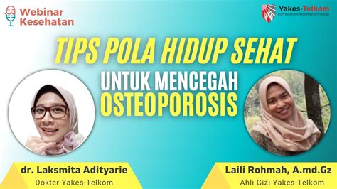 Tips Pola Hidup Sehat Untuk Mencegah Osteoporosis YouTube