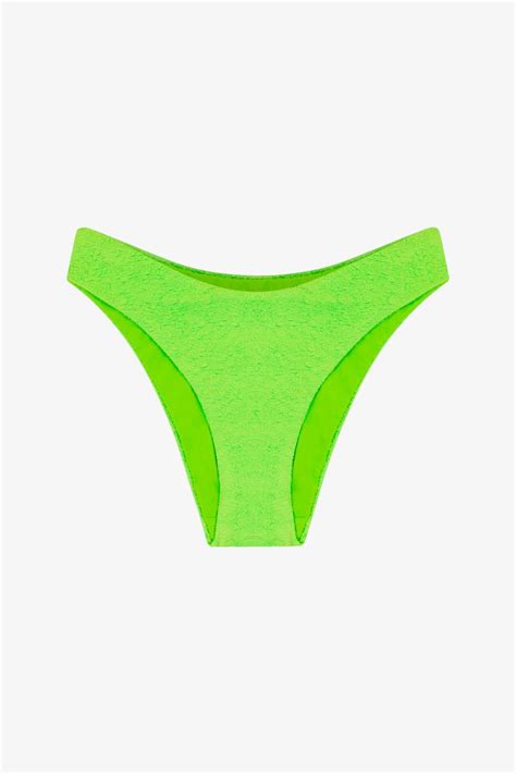 Shop Bikini Bottoms Mara Hoffman Cece Bikini Bottom Green Stefanie