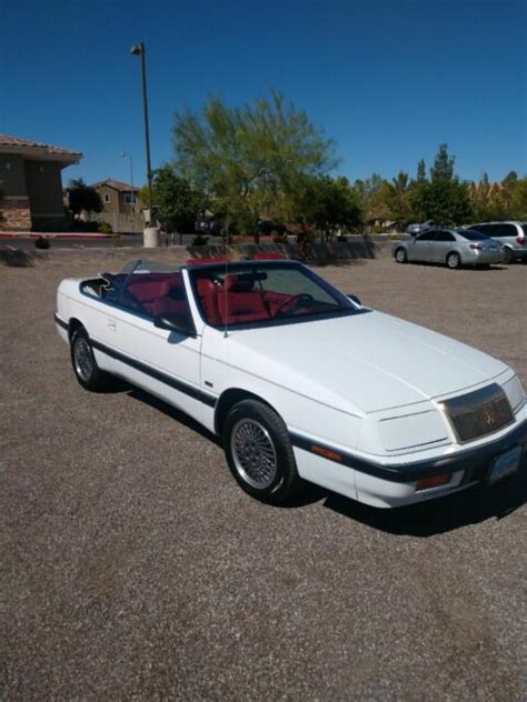 Mint Condition 1992 Chrysler Lebaron Convertible For Sale Chrysler