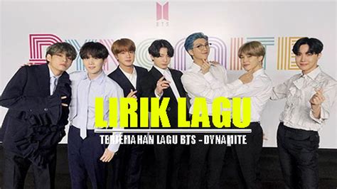 Terjemahan Lirik Lagu Dynamite BTS TondanoWeb