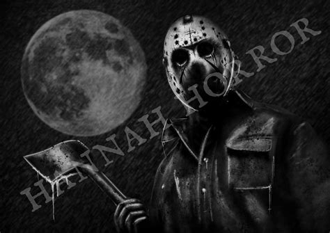 Jason Voorhees Friday 13th Print - Etsy