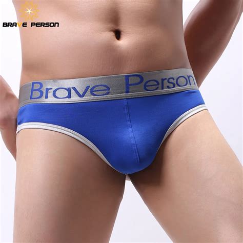 Brave Person Men Sexy Cotton Thongs Briefs Bikini Sexy Men Underwear G String Thong T Back