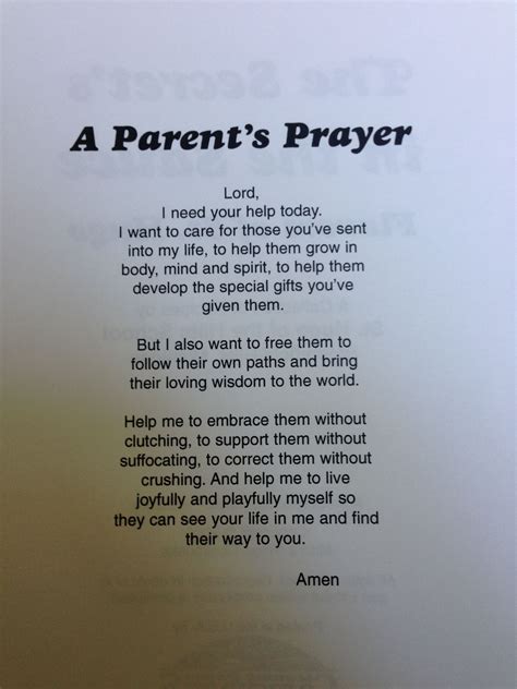 A Parents Prayer Parenting Teenagers Quotes Prayer For Parents