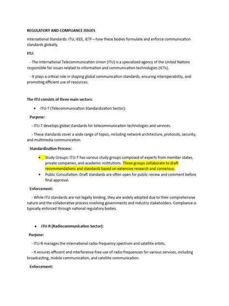 regulatory  compliance issues    internet