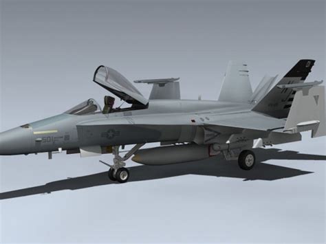 F/A-18A Hornet (VFA-125) 3d Model by Mesh Factory