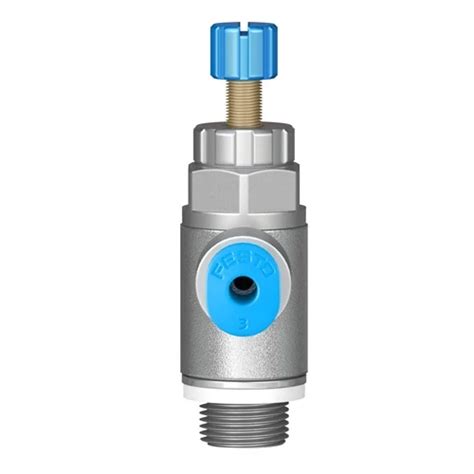 Grla 18 Qs 3 Rs D One Way Flow Control Valve Festo Flow Control