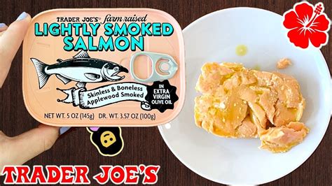 Lightly Smoked Salmon Trader Joes Product Review Youtube