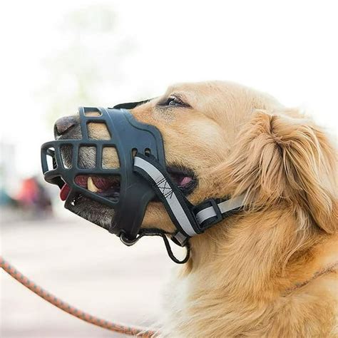 Breathable Silicone Dog Muzzle Anti Barking And Anti Chewing Size 6