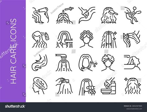 hair salon washing icon royalty  images stock