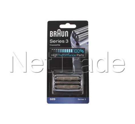 Braun Shaving Cassette Series 3 32s Silver 81633297