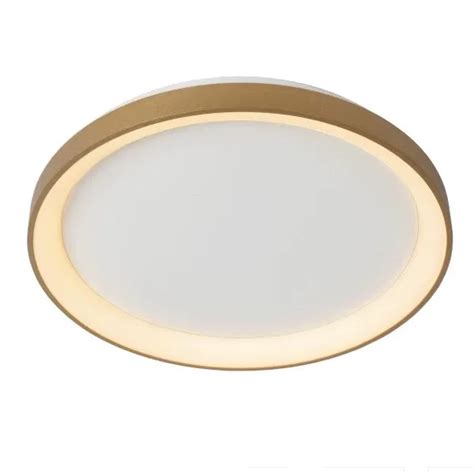 Grote Ronde Plafondlamp Cm Zwart Of Messing W Dimbaar Leddepot Be