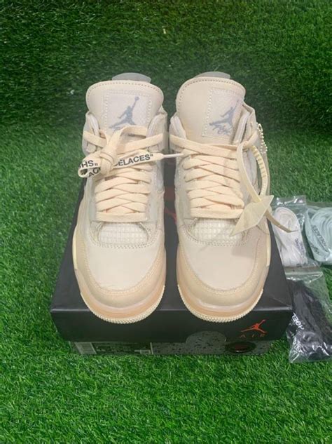 2020 Off White X Air Jordan 4 Retro Sp Sail Kixify Marketplace