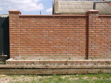 Brick Fence Bardas De Ladrillo Bardas