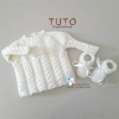 Tuto Tricot B B Tutoriel Patron Layette Bb Tricoter Pdf