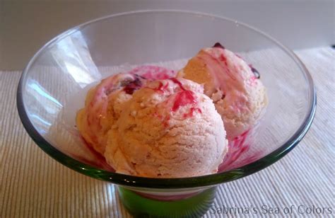 Helado De Cerezas En Alm Bar Cocina