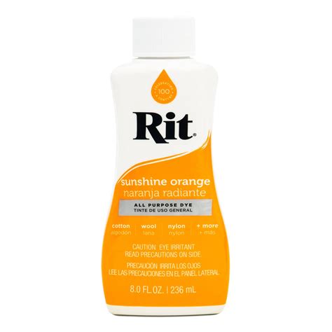 Rit All Purpose Dye Sunshine Orange Angelus Shoe Polish