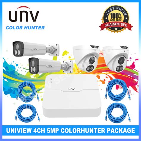 Uniview Mp Color Hunter Ip Network Cctv Package Unv Kit Shopee