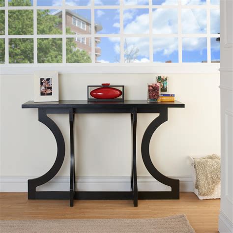 Tiarra Curved Design Modern Entryway Table - Walmart.com