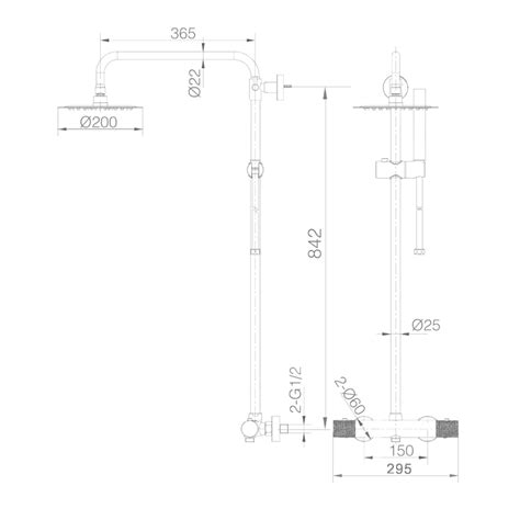 Ensemble De Douche Thermostatique Imex Line Bdd Chrome