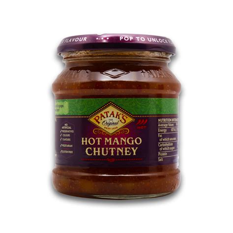 Patak S Hot Mango Chutney 340 G Online At Best Price Lulu KSA