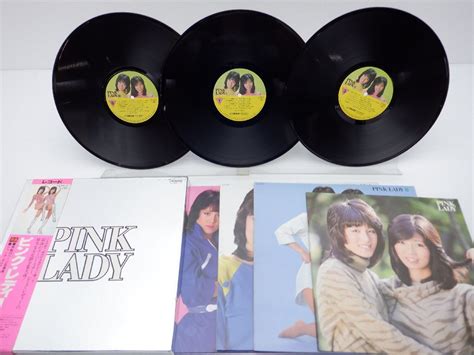 【やや傷や汚れあり】【帯付】pink Lady「ピンク・レディー」lp（12インチ）victorsjx 8091 93ポップスの落札