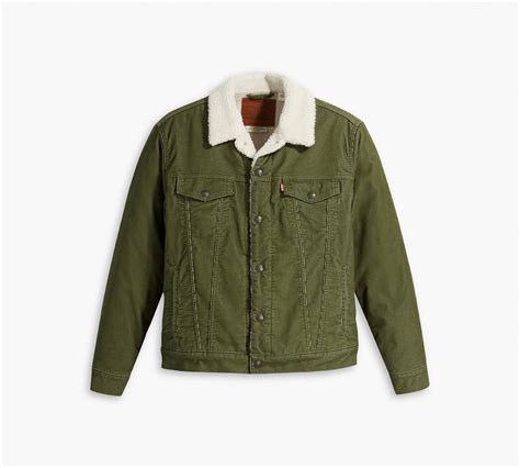 Type Iii Corduroy Sherpa Trucker Jacket Green Levis® Us