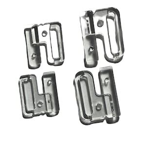 Bikini Bra Bathing Suit Closure Clip Clasp Clicker White Black And Clear Plastic