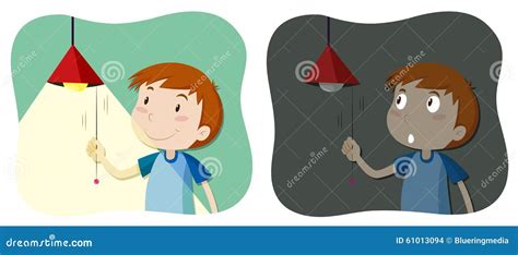 Turn Off Light Cartoon Stock Illustrations 377 Turn Off Light Cartoon