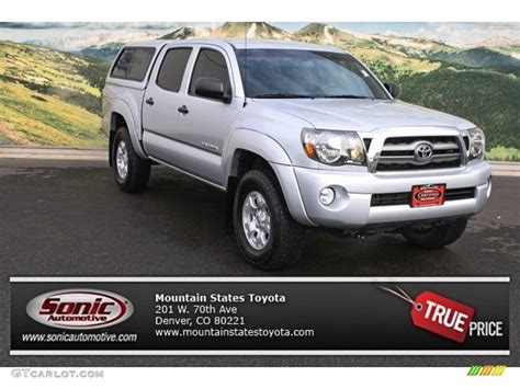 Silver Streak Mica Toyota Tacoma V Sr Trd Double Cab X