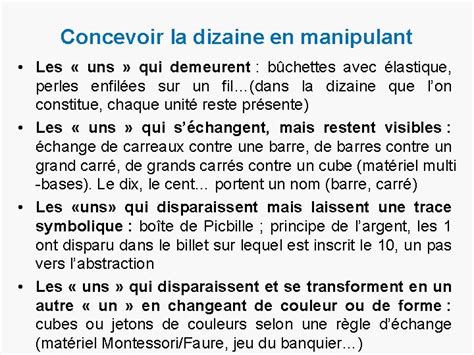 La Construction Du Nombre En Maternelle Et Au