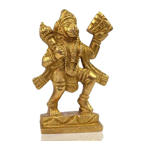 Buy Reiki Crystal Products Brass Hanuman Ji Hanuman Murti Brass