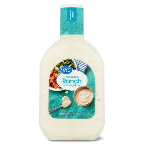 Great Value Buttermilk Ranch Dressing 36 Fl Oz