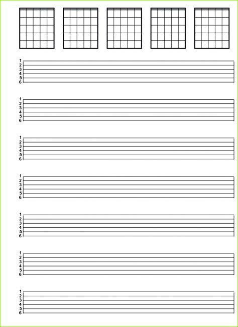 Tabulatur Vorlage Gitarre Meltemplates Meltemplates