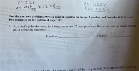 Solved x=2.61x=261/100,x=26y/1001x=−43.2y=−12×3.6 For the | Chegg.com