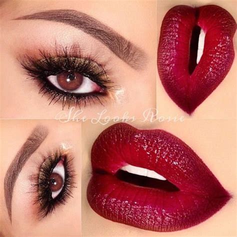 Red Lip Fantasy Halloween Eye Makeup Makeup Diy Makeup Looks