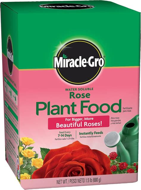 Miracle Gro Water Soluble Rose Plant Food 1 5 Lb Miracle Grow Rose Patio Lawn