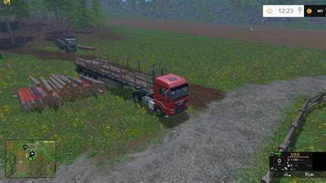 Fs15 Fliegl Timber Runner Wide With Autoload V1 2 Mod Youtube