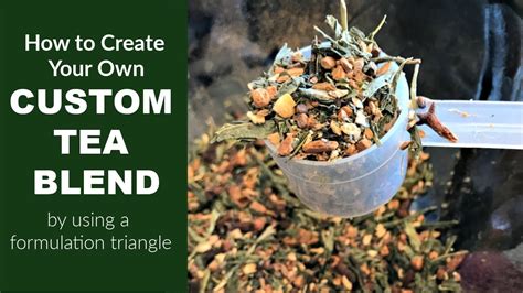 How To Make Your Own Custom Tea Blends For Health Tea Formulation