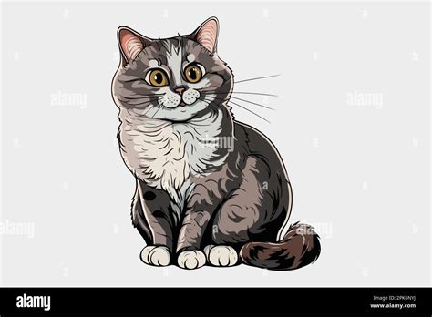 Cat full body cartoon hi-res stock photography and images - Alamy