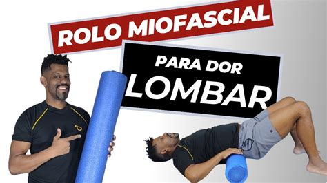 Al Vio Para A Lombar A Terapia Rolo De Libera O Miofascial