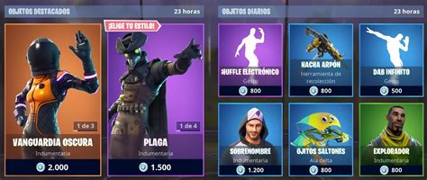 Tienda De Objetos De Fortnite De Diciembre Vanguardia Oscura Dexerto