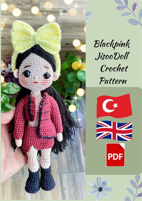 Amigurumi Blackpink Jisoo Doll Pattern English Pdf Crochet Etsy