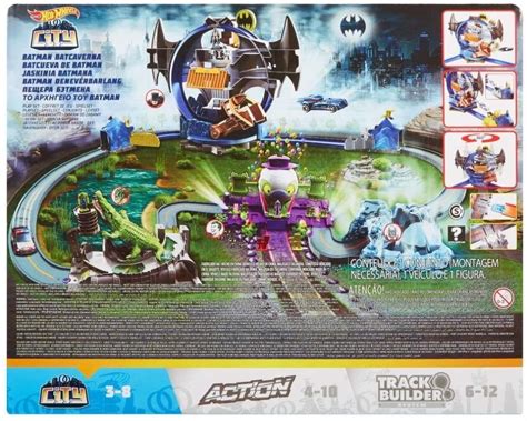 Hot Wheels Stunt Go Track Set Hot Wheels DC Batman Batcave