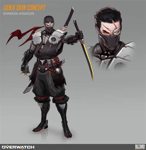 Genji Skin Concept by AlekseyBayura | Overwatch fan art, Overwatch ...