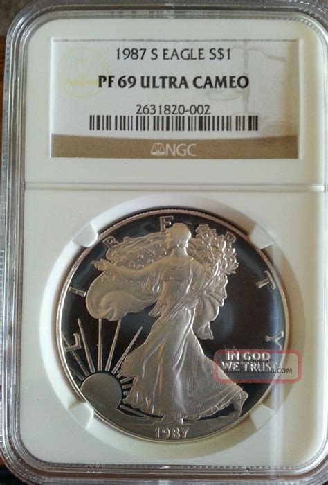 S Proof Silver Eagle Ngc Pf Ultra Cameo