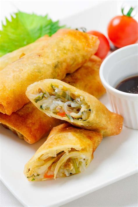 Harumaki (Japanese Spring Roll Recipe) | Spring roll recipe, Japanese ...