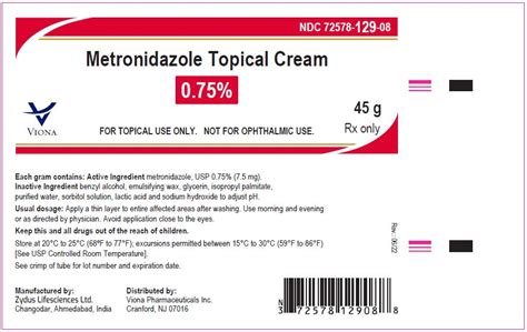 DailyMed - METRONIDAZOLE cream